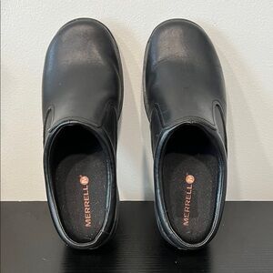 Merrell Women's Classic Black Slip-On Clogs / Mules Size 8